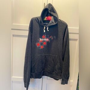 The Home T Hoodie West Virginia Home Buffalo Check Sz L
